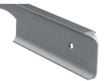 Планка угловая 38 хром матовый универсальная