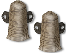 Угол наружный Идеал Деконика дуб рустик с кронштейном 55 мм