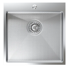 Мойка врезная 50х50 (3,0/0,8) h=200 сатин нано Mixline 552930