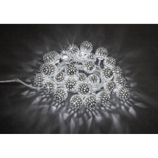 Гирлянда " Серебряные Шарики" 4м  NGF-D004-30СW-230-IP20 (металл)