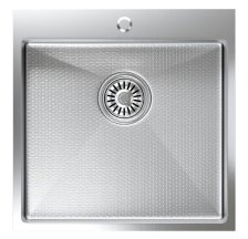 Мойка врезная 50х50 (3,0/0,8) h=200 сатин нано Mixline 552930