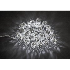 Гирлянда " Серебряные Шарики" 4м  NGF-D004-30СW-230-IP20 (металл)