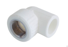 Уголок полипропиленовый комбинированный D20-1/2 внутренняя резьба Berke