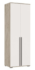 Шкаф 2-створчатый с ящиками Норд (800) Кашемир/Дуб крафт серый