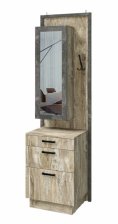 Тумба Амели с зеркалом Дуб Юкон