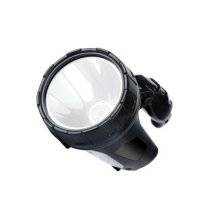Фонарь-прожектор Облик 8227 (аккумулятор 4V 2Ah) 1 светодиод 10W+15 светодиод, черный/пластик, вращающаяся ручка, з/у 220V+автоЗУ