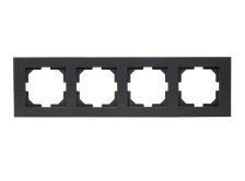 Рамка 4-м Arvia "Karen" чёрный (20 07 2000 024)