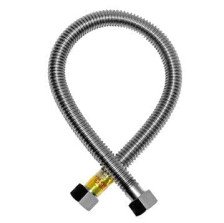 Подводка для газа OVERCON 50см г/г 1/2 сильфон/нерж сталь