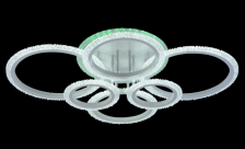 Люстра СТ МС-LI8447C/6 WH (RGB) 84W 755x555x150мм 3000-4000K 