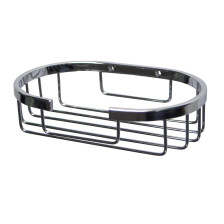 Мыльница решетка САНАКС 1 секция овальная нерж сталь/хром 1222