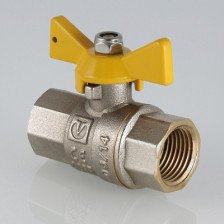 Кран шаровой для газа 1/2" г/г бабочка VALTEC VT.277.N.04