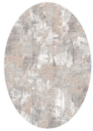 Ковер Calypso 8557 PQ42 1,0х1,5м d grey beige овал