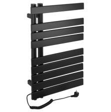 Полотенцесушитель BRIMIX электрический 800х500х130мм черный 210W, алюминий 08150В