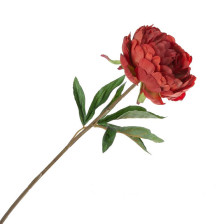 Ветка Пион 61см красный GDT-011-61