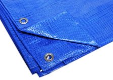 Тент "Тарпаулин" 3х6м синий 180 г/м2