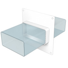 Торцевая площадка пластик 511ПТГ выход 110х55