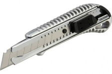 Нож малярный 18мм металлический VERTEXTOOLS 0044-18-02