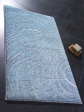 Коврик для ванной комнаты CONFETTI Bella Lumber 50х57см голубой CONF 10 1/50х57 LMB-BL