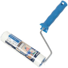 Валик ВЕЛЮР 180мм ЭКСПЕРТ с ручкой 6мм белый АКОР 724 35 618