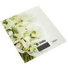 Весы кухонные электронные 5кг DELTA КСЕ-66 Подснежники