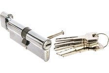 Механизм цилиндровый Avers ZM-80(35/45C)-C-CR хром (186)