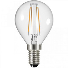 Лампа светодиодная Е14 9W/4000 шар G45 диммируемая Uniel Air