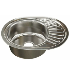 Мойка врезная 45х57 (0,6) h=160 овал П Mixline