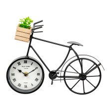 Часы Велосипед с суккулентом Д2801 Ш90 В220