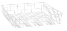 Сеточная корзина 555х410х85 мм белая