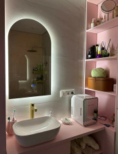 Зеркало (в120xш60) Медея LED 4000К сенсорная кнопка (АУРАМИРА, Россия)