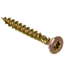 Саморезы для дерева 3,5х30 потай желтый цинк HIMTEX TX15