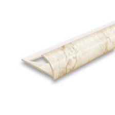 Закладка 7-8 мм наружняя мрамор алебастровый 2,5 м Нп7-8