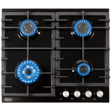 Стол бытовой газовый ПВГ P-MBRT Oasis (58.0×51.5×х9,7см)(цвет:черный, металл)