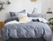 КПБ сатин набивной Cleo Satin de Lux 702-SK 50х70, 1,5 сп