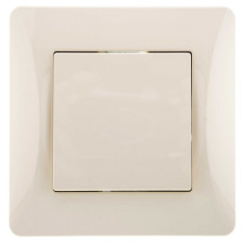Выключатель 1-м скрытой установки С11В1-003-СБ 10А 250В бежевый