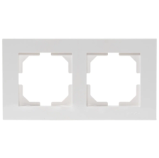 Рамка 2-м Arvia "Karen" белый (20 01 1000 022)