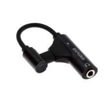 Переходник Exployd EX-AD-1173, с Lightning на Jack 3.5, музыка + гарнитура, черный 9514916