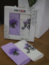 Набор салфеток вафельных 40x60 2 шт Lux Lavanta Meteor