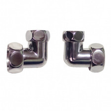 Соединение угловое к полотенцесушителю САНАКС 1х3/4 г/г хром 397