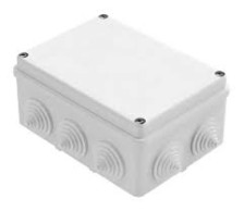 Коробка распред о/у С3В1510Б белая 150х110х70мм IP55 10 муфт
