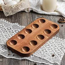 Подставка для 10-ти яиц массив березы 7533431