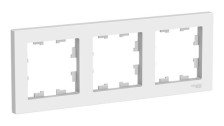 Рамка 3-м Atlas Design ATN000103 белый
