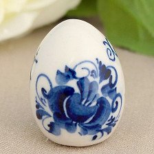 Сувенир пасхальный Яйцо малое гжель 3 см 1067886