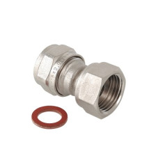 Патрубок 16х1/2" с накидной гайкой VTm.322.N.001604