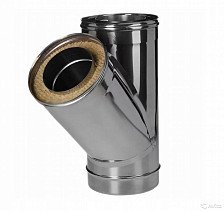 Тройник-сэндвич 135° (439/0,8+оц) 120х200 мм