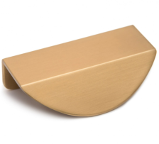 Ручка торцевая RT007BGC 32мм золото карамельное