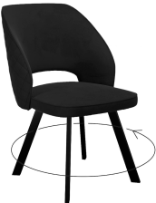 Стул DikLine 274 К21 черный/черный