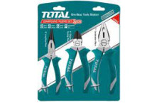 Набор плоскогубцев длинногубцев бокорезов 3шт TOTAL THT2K0301