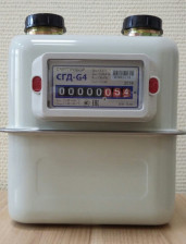 Счетчик газа СГД G-4 ТК 1 1/4" Левый (Орел) 