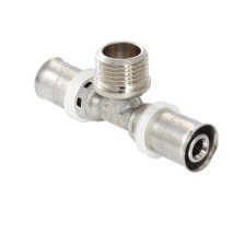 Тройник пресс 26х3/4"х26 ц/ш/ц VALTEC VTm.233.N.260526